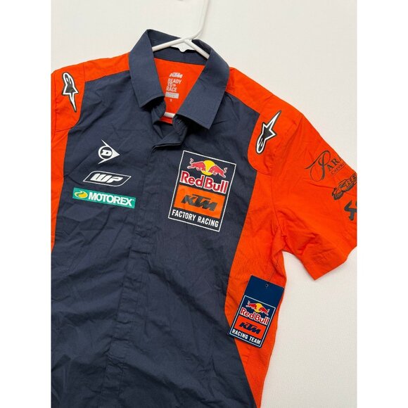 KTM Ready to Race Red Bull Factory Racing Team Race Shirt Mens S Jersey NWT - Picture 1 of 7